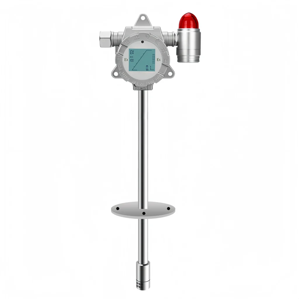 High Temperature Combustible Gas Detector Flange Mount