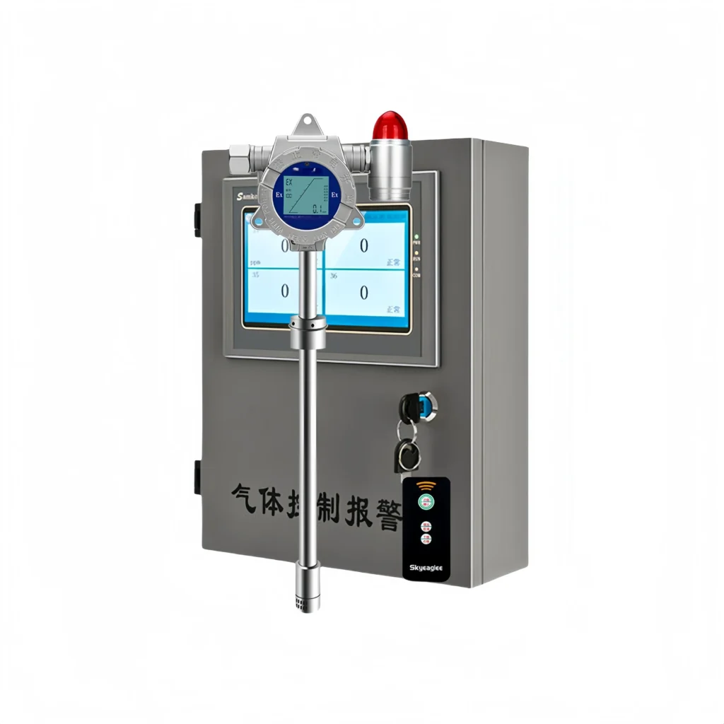 High-Temperature-Combustible-Gas-Detector-with-Gas-Controller