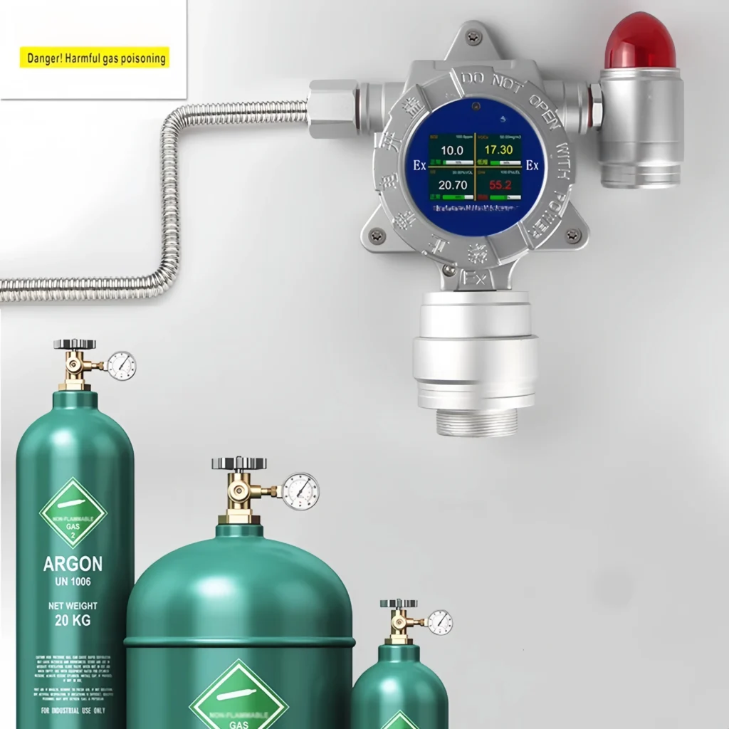 How does a fixed gas detector achieve remote monitoring