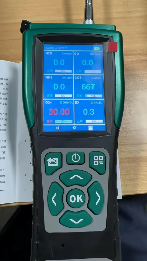 Portable-Multi-Gas-Detector-for-6-Gases