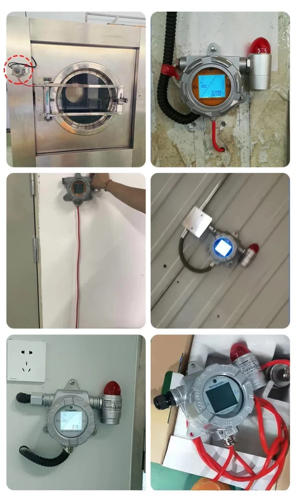 Remote-gas-detector-measurement-applications