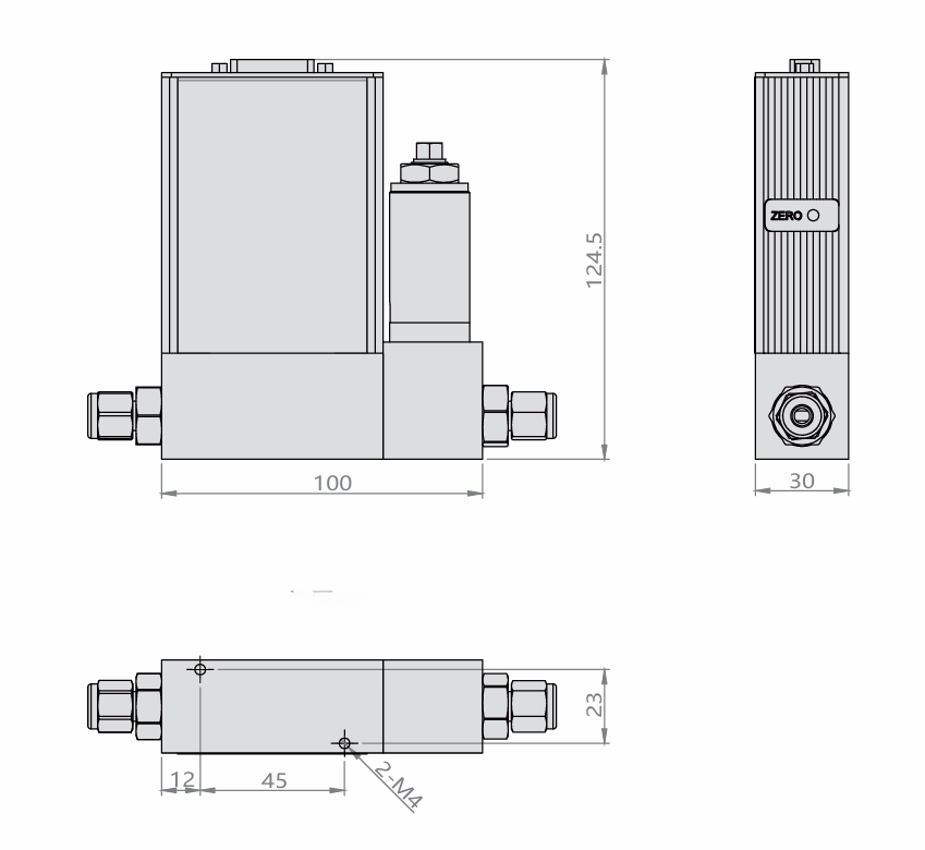 SI-10FA-LC Mass Flow Controller