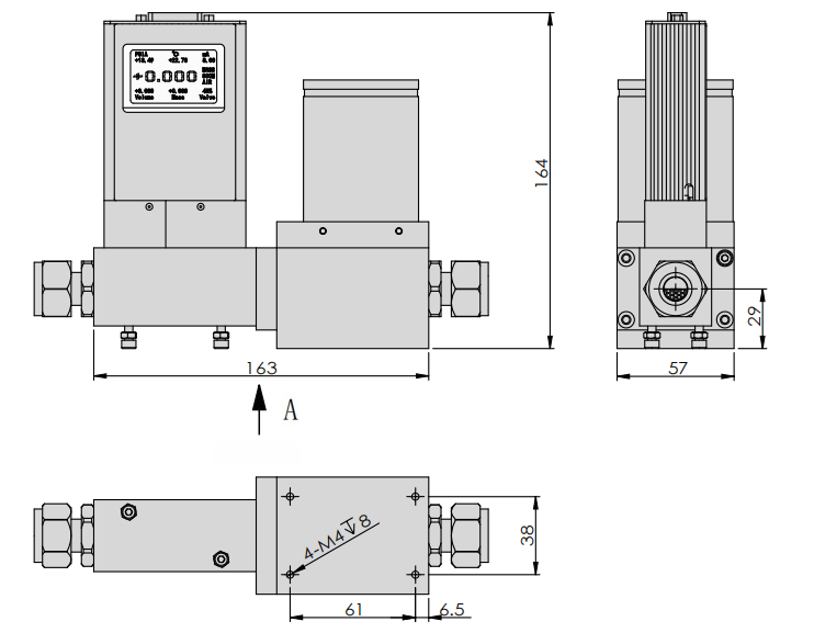 SI-10FC-B Low Differential Pressure Flow Controller Valve