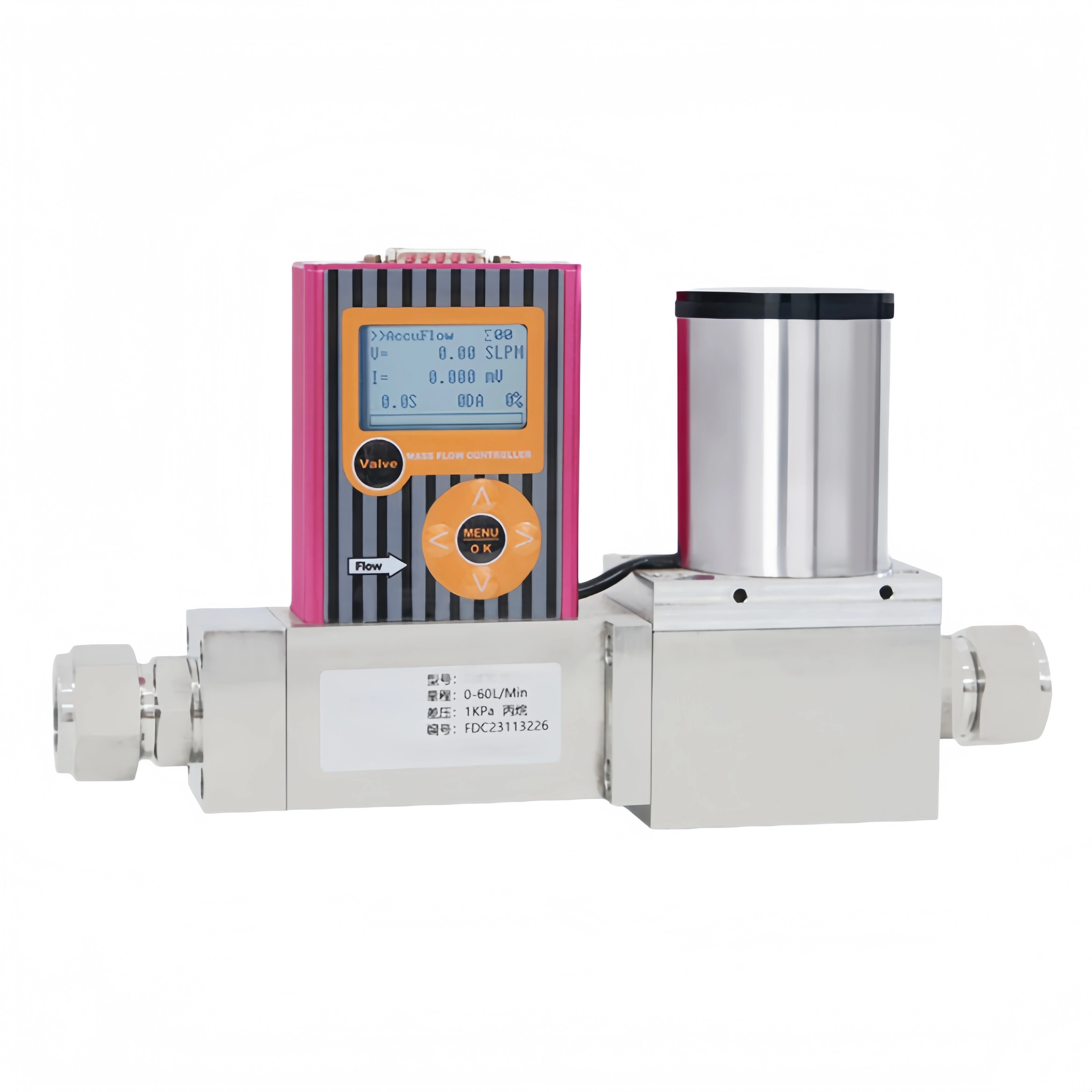 SI-10FDR Low Differential Pressure Gas Mass Flow Controller