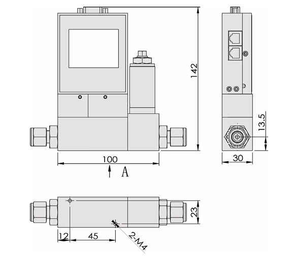 SI-20FC High-Accuracy DP Mass Flow Controller Low Range