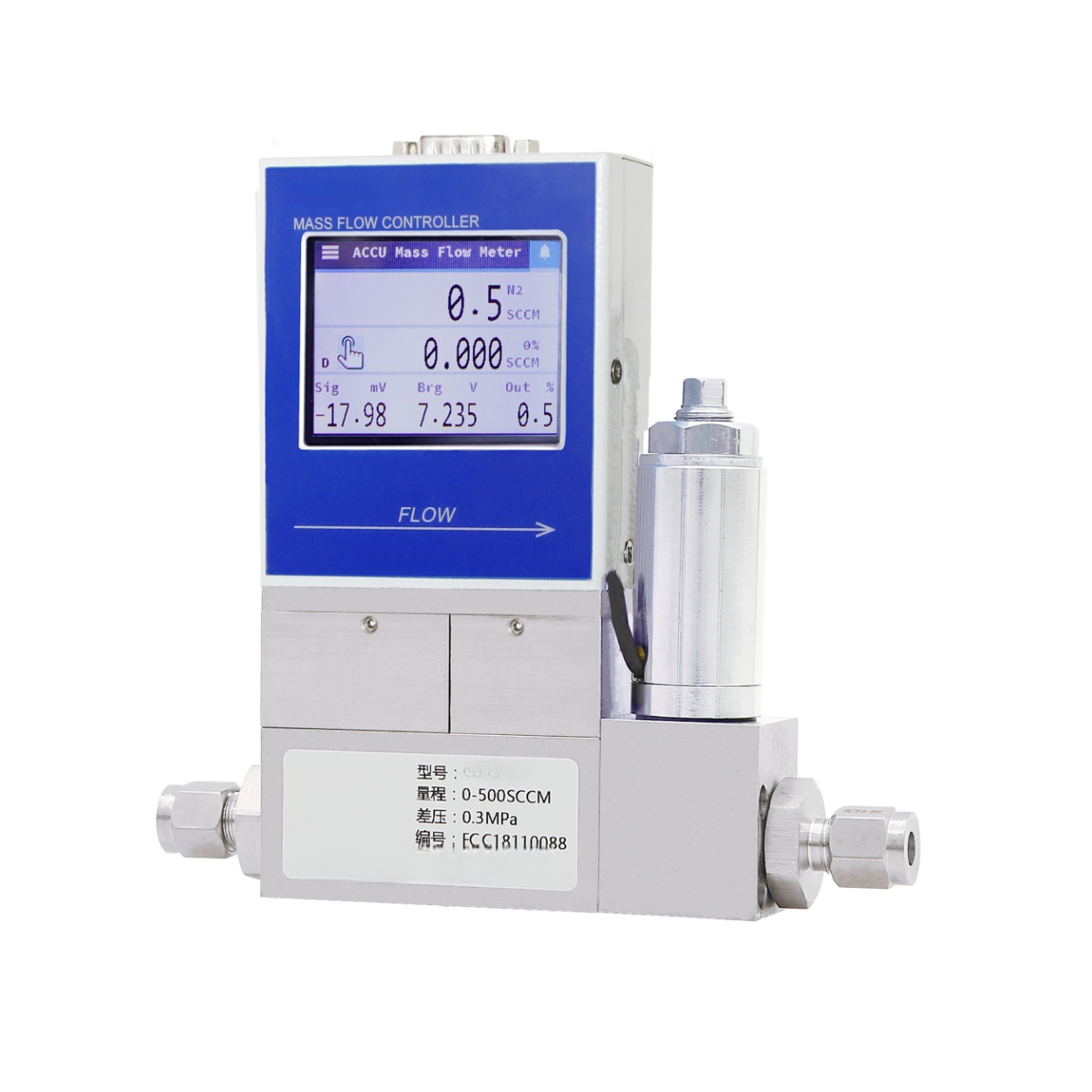 SI-20FC High-Accuracy DP Mass Flow Controller