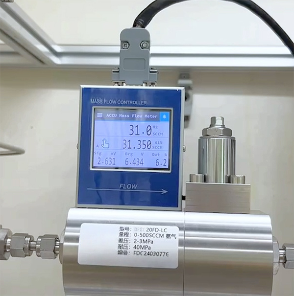 SI-20FD-L High Pressure Mass Flow Controller－Flow Meter installation