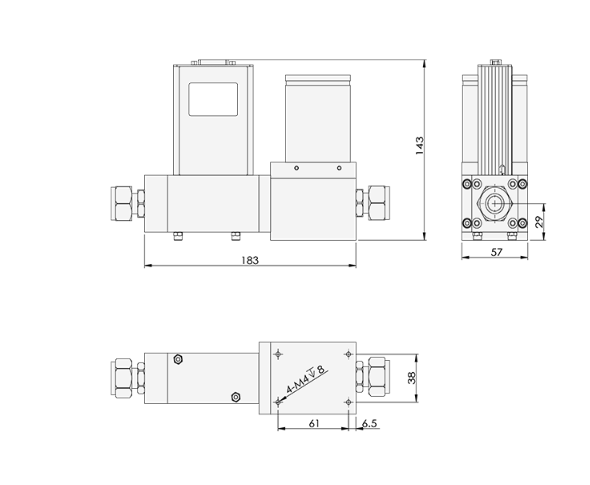 SI-20FDR-LC Dimension