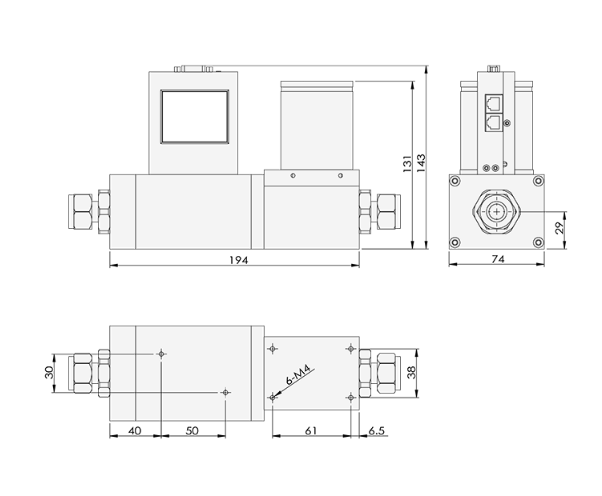 SI-20FDR-MC Dimension