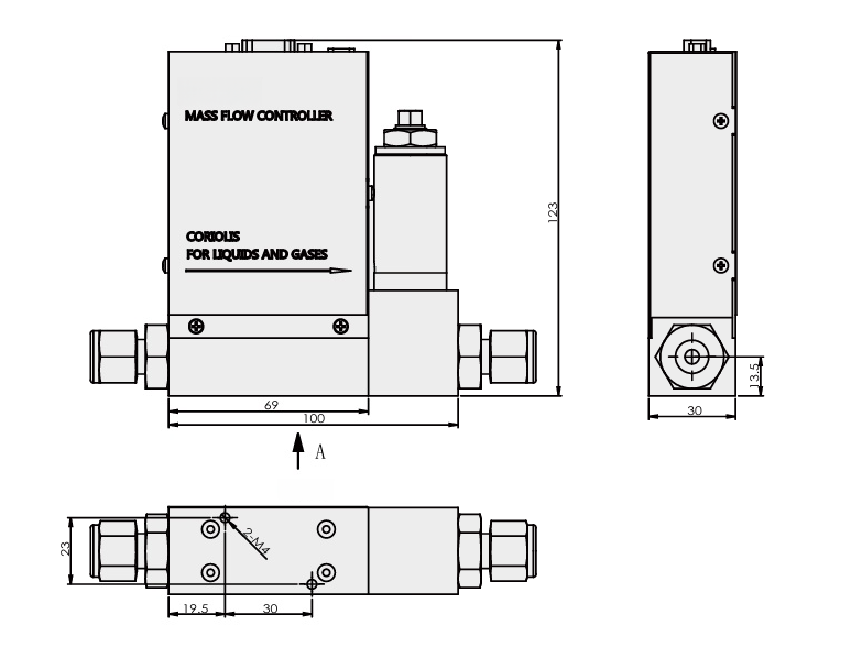 SI-20FE-SC Coriolis Mass Flow Controller