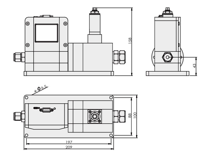 SI-20FE-XC Coriolis Mass Flow Controller
