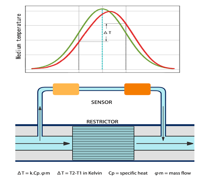 Thermal Mass Flow Controller-Meter Working Principle