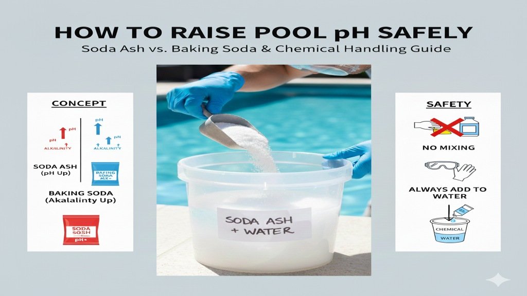 how to raise ph in pool