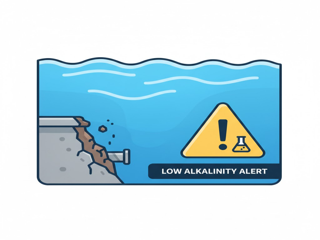 alkalinity low in pool alert