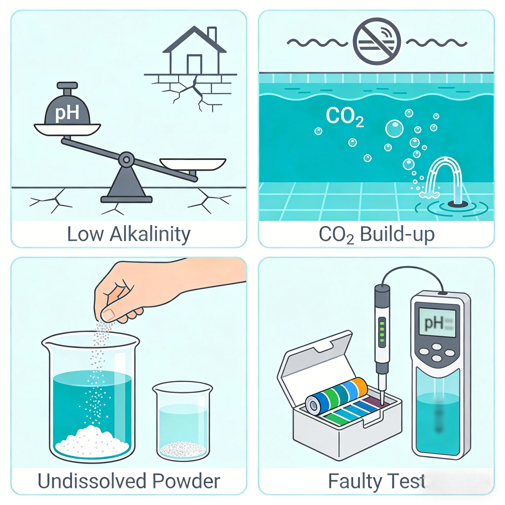why does increasing pH fail？