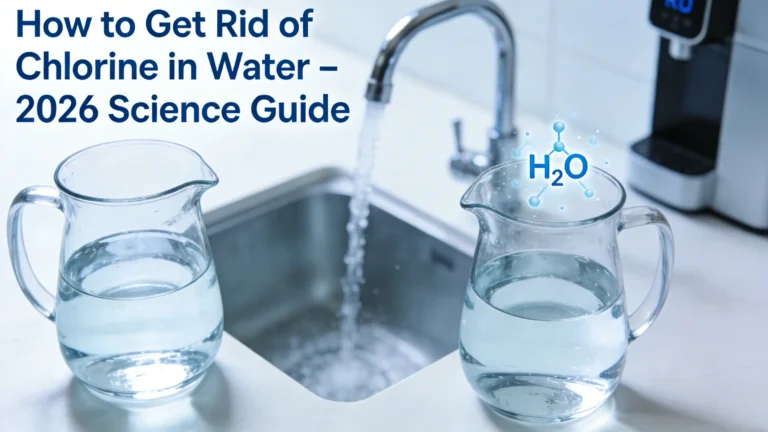 how to get rid of chlorine in water