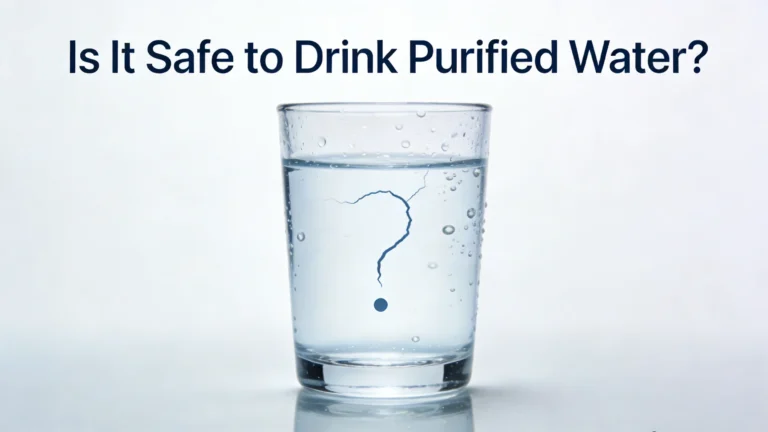 is it safe to drink purified water