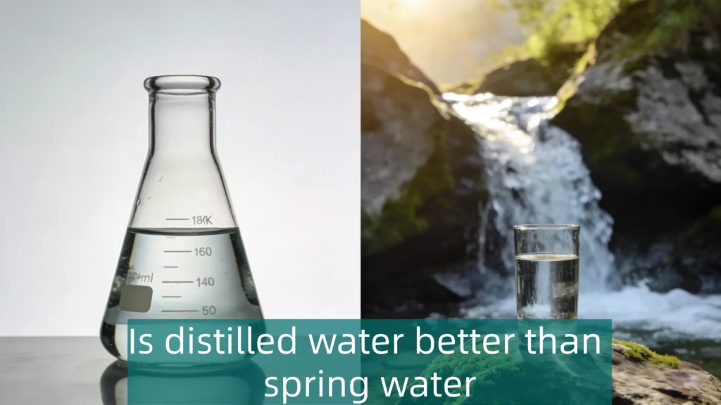 is distilled water better than spring water