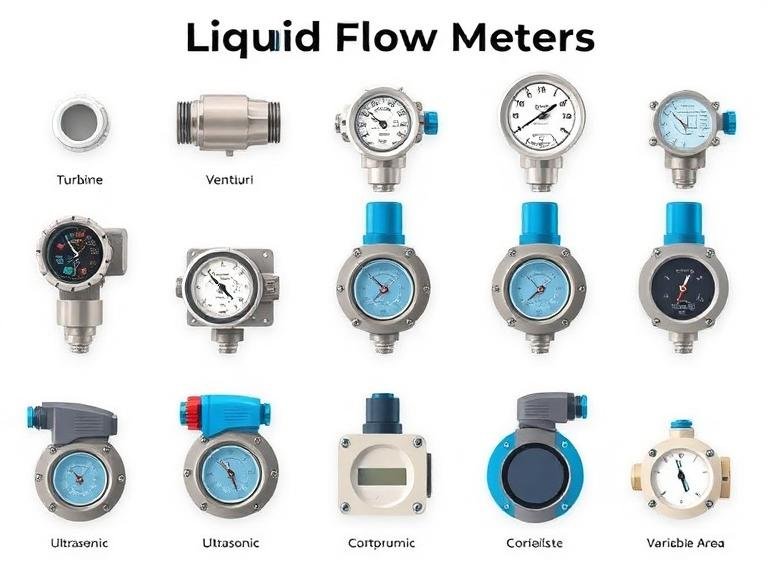 9 Common Types of Liquid Flow Meters